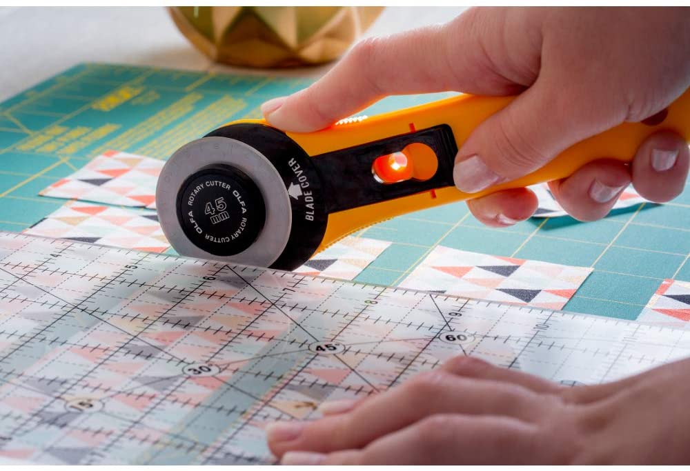 how to use a rotary cutter to cut patterns