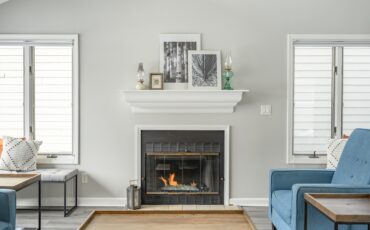 decorate niches above your fireplace