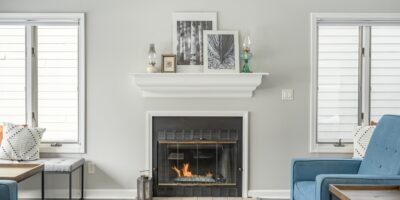 decorate niches above your fireplace