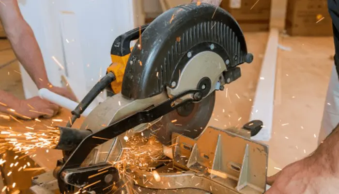 how to use a chop saw to cut metal