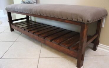 how to upholster a bench